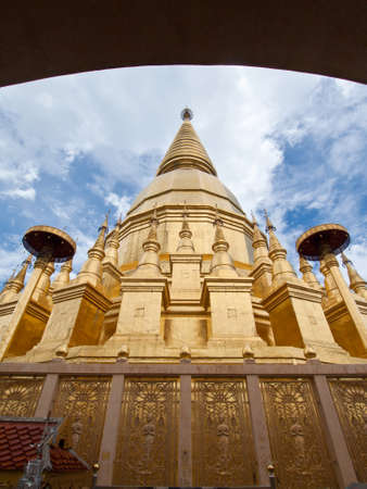 Sri wieng chai pagoda,Lamphun,Thailandの写真素材