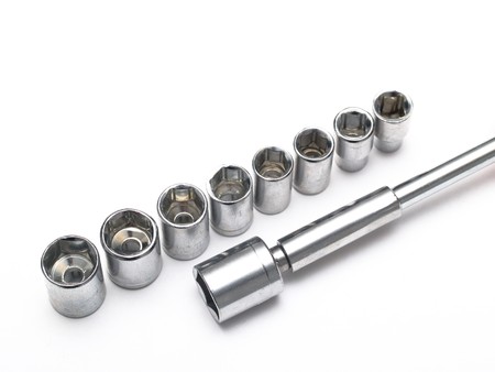 spanner with different removable heads