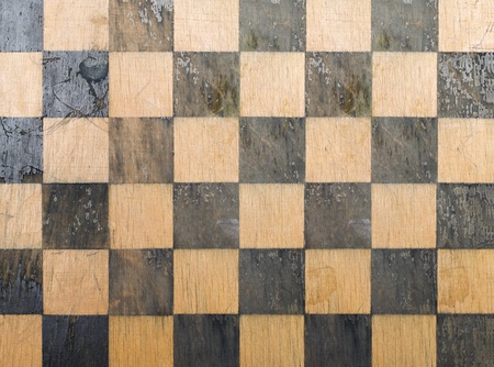 Old chess board texture 