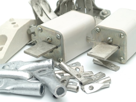 electrical circuit fuse and adaptersの写真素材