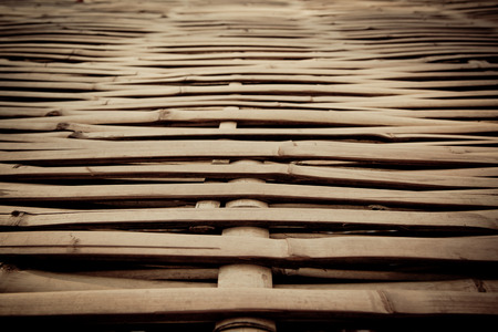 Vintage bamboo wooden texture pattern background.の写真素材