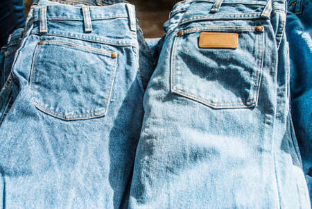 Lot of different blue jeans Blue Jeans