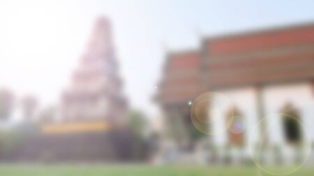 Ancient Wat Cham Thewi Temple, Landmark Of Lamphun Thailandの写真素材