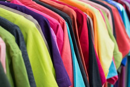 muticolor of T-SHIRT, pattern of rainbow