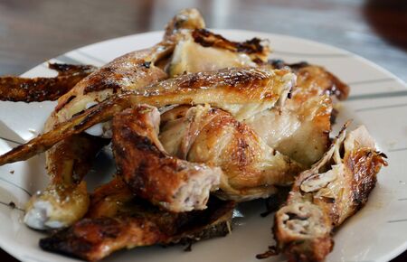 Grilled chickenの写真素材