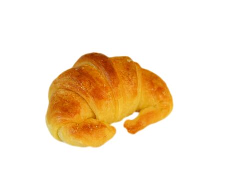 Single fresh croissantの写真素材