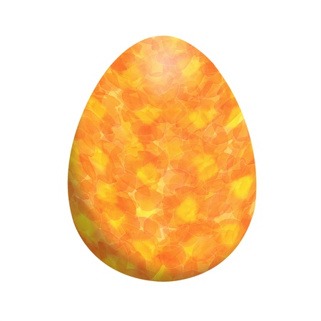 flower  pattern  easter eggs on white backgroundの写真素材