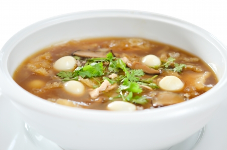 Chinese fish maw soup ,  delicious , nourishing and heartyの写真素材