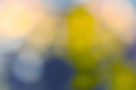 Abstract   Festive background with bokeh defocused lightsの写真素材