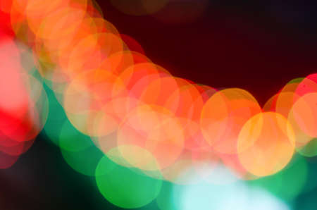 Abstract & Festive background with bokeh defocused lights