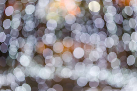 Abstract & Festive background with bokeh defocused lightsの写真素材