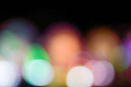 Abstract & Festive background with bokeh defocused lightsの写真素材
