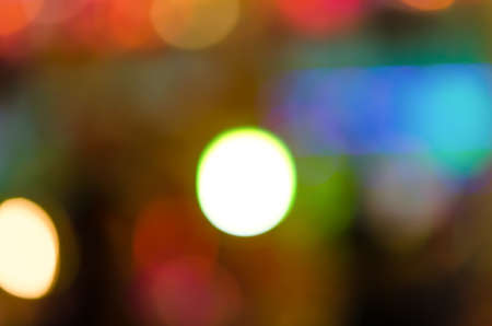 Abstract & Festive background with bokeh defocused lights