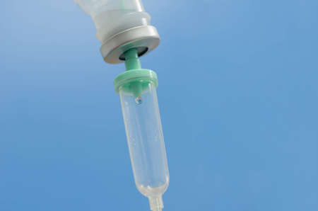 Close view of an IV Dripの写真素材