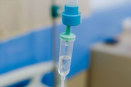Close view of an IV Dripの写真素材