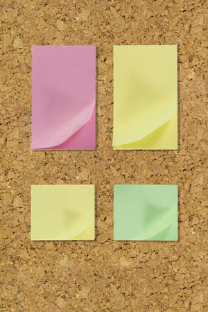 colorful note paper for note and memo