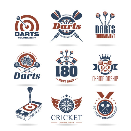 Darts icon set - 3のイラスト素材