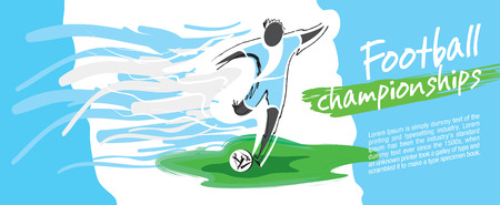 Soccer card design and football vector.のイラスト素材