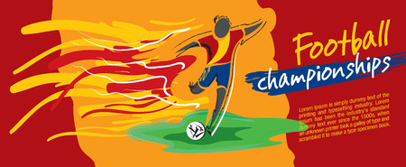 Soccer card design and football vector.のイラスト素材