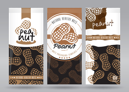 Peanut packaging setのイラスト素材