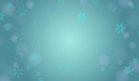 Cyan winter vector backgroundのイラスト素材