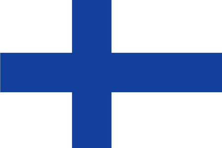Flat Finland flag vector backgroundのイラスト素材