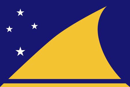 Flat Tokelau flag vectorのイラスト素材