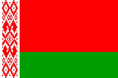 Flat Belarus flag vector backgroundのイラスト素材