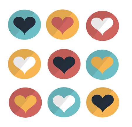 Heart icon vectorのイラスト素材