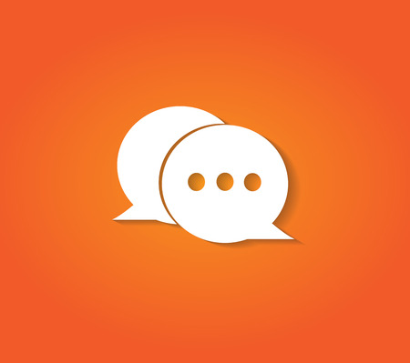 chat icon vectorのイラスト素材