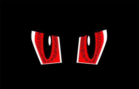 Scary eyes background for Halloween or Day of the deadのイラスト素材