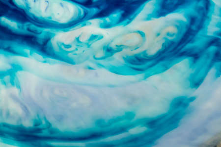 Ornate abstract gradients of acrylic paints