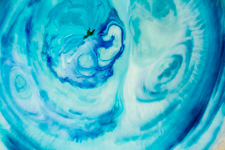 Ornate abstract gradients of acrylic paints