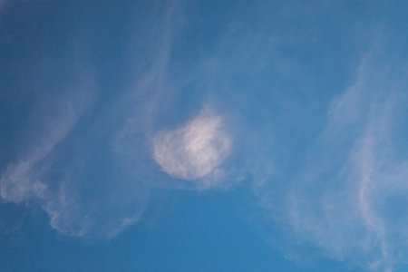 Beautiful cloudscape in the blue sky