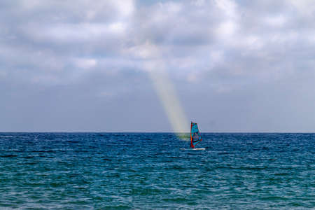 surfer surfing in the seaの写真素材
