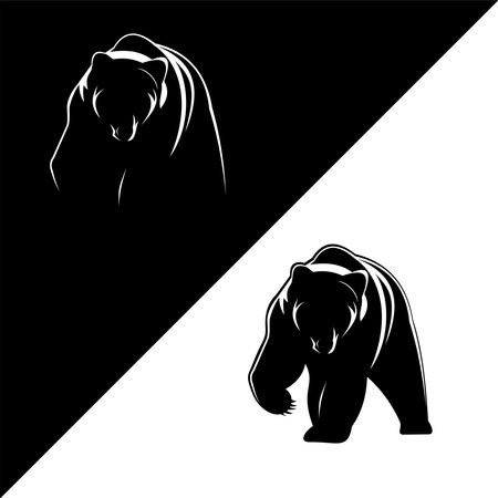 Brown Bear Animal Vector Designのイラスト素材