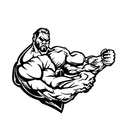 Beast Mode Gym Quotes Fitness Motivation Bodybuildingのイラスト素材