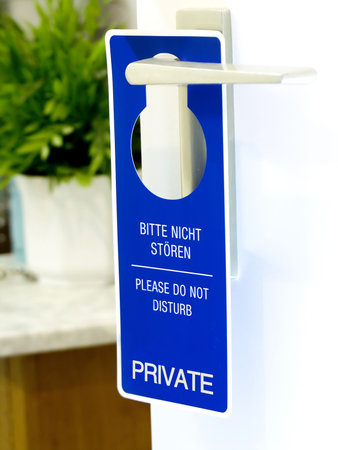 do not disturbの写真素材