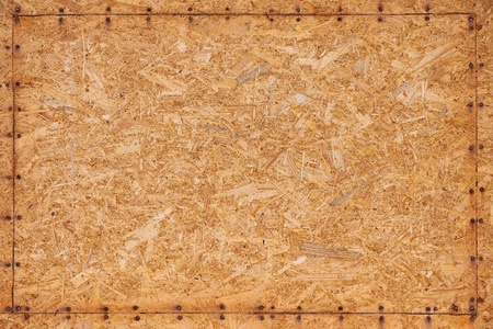 Wood texture  Sawdust and nails  Background old panels 