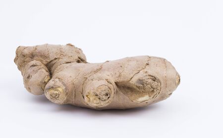 Ginger root isolated on white background