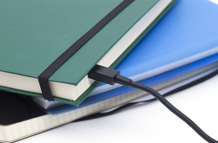 The photo shows a concept photography for digital booksの写真素材