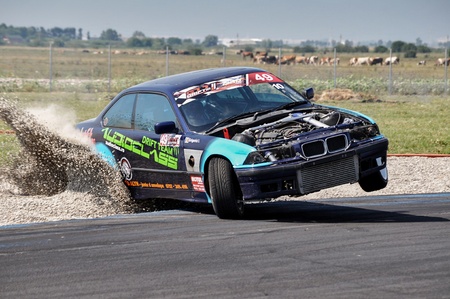 PREJMER, ROMANIA - JULY 15 2012: BMW E36 - Ilarion Grigorici - Prejmer Circuit 2012