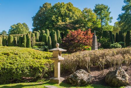 The Japanese Garden in Bonn on a late summer day.