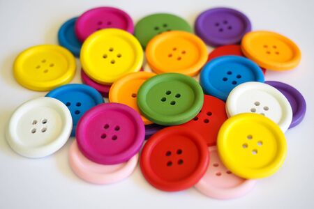 Buttons Bold Colors 2の写真素材