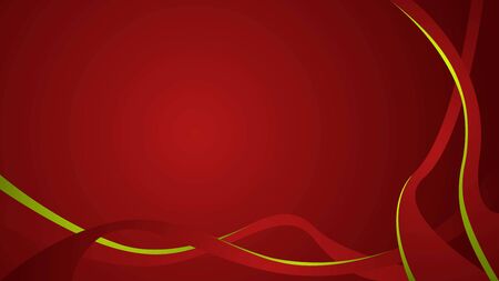 Red Background with Abstract Shapesのイラスト素材
