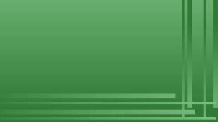 Green Background with a Combination of Lines and Shapesのイラスト素材