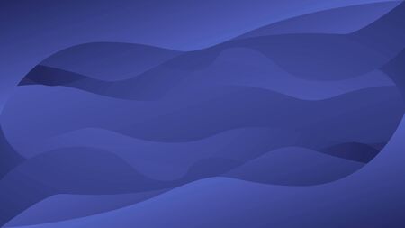 Blue Background with a Combination of Shapesのイラスト素材