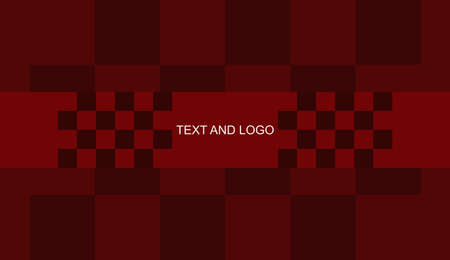 Channel Banner Red Abstract Templateのイラスト素材