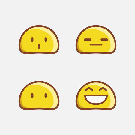emoticon icon design, vector illustration eps10 graphic.のイラスト素材