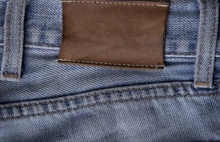 Label on jeans